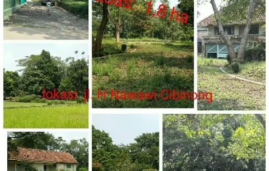 Cibinong, lokasi dekat danau cocok untuk perumahan, villa