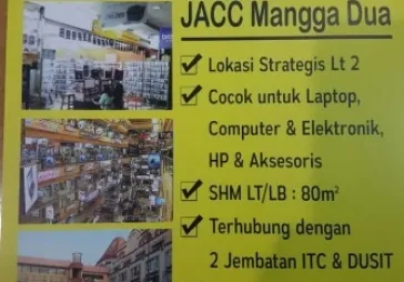 Kios atau Toko di Mangga Dua Mall Jakarta pusat