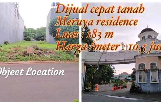 Kavling Meruya Residence , hadap selatan