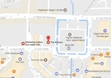 Gedung Kantor Lokasi Strategis, Boulevard Puri Indah