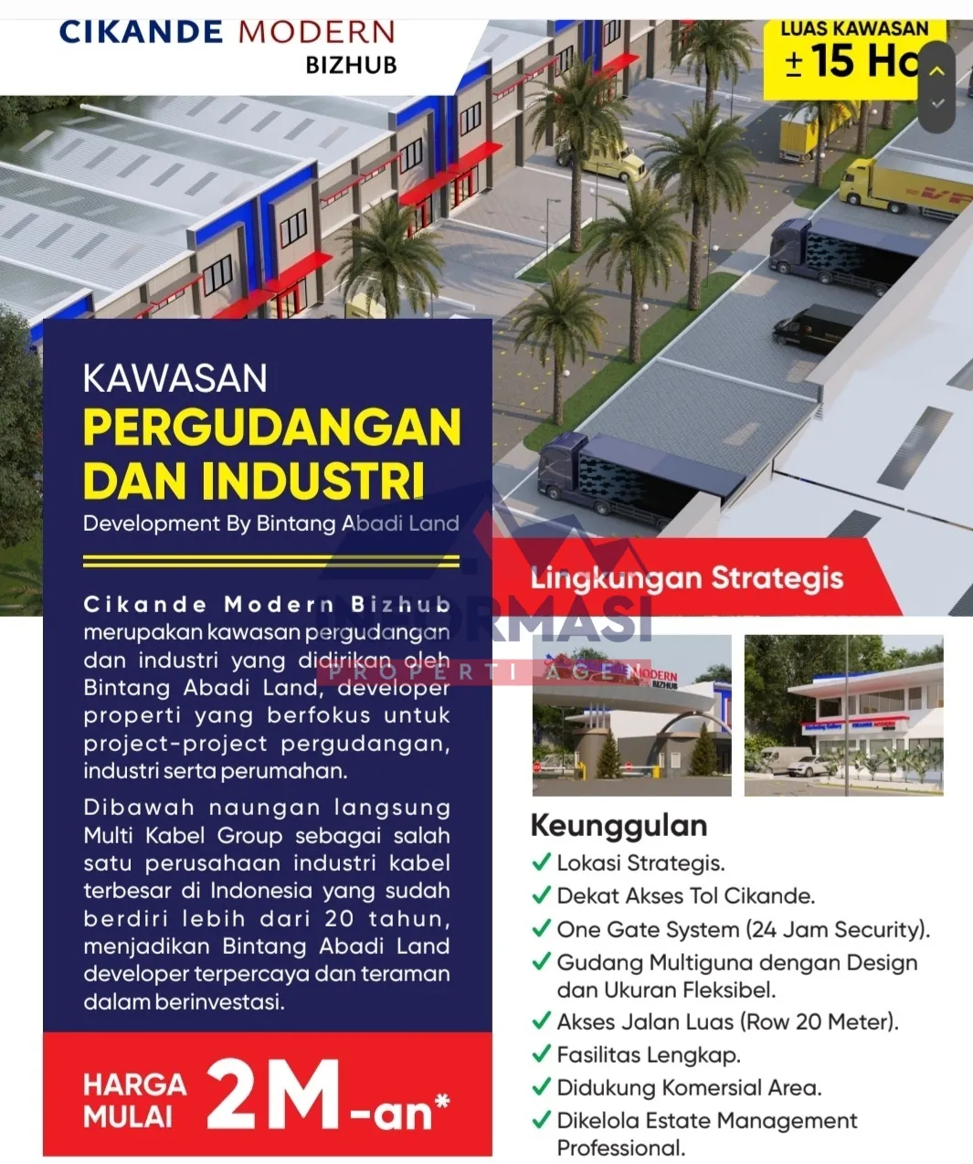 PROJECT : GUDANG CIKANDE MODERN BIZHUB, TANGERANG